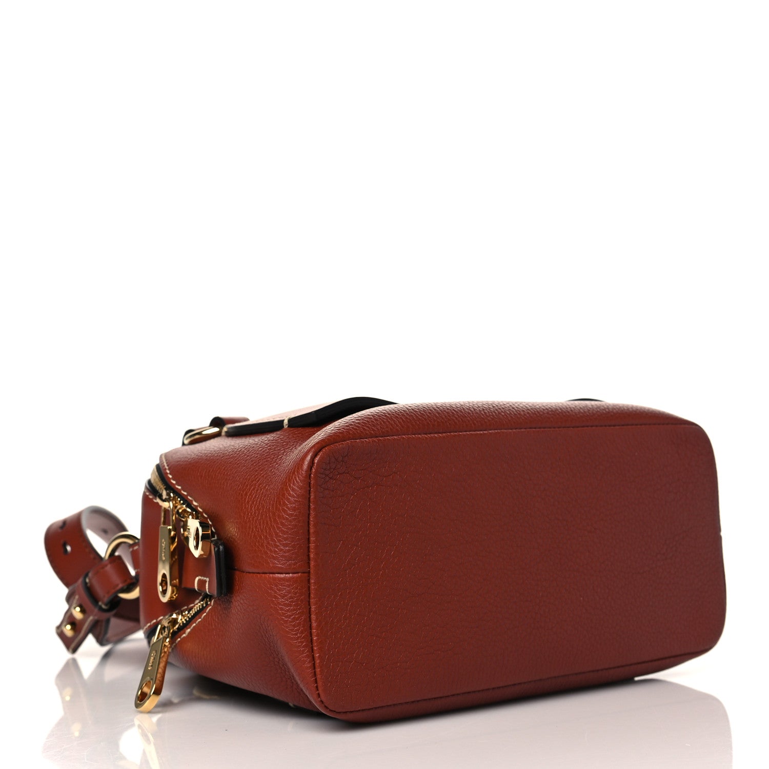 Chloe Calfskin Small Daria Sepia Brown 4 of 9