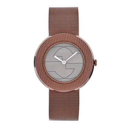 Gucci Stainless Steel 36mm U-Play Mesh Quartz Watch Bronze 1 of 4