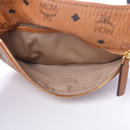 MCM Visetos Stark Belt Bag Cognac 6 of 10