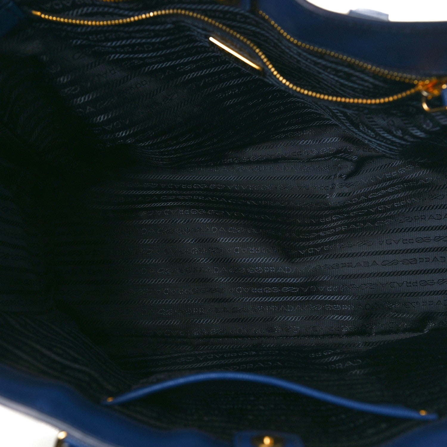 Prada Saffiano Lux Large Tote Bluette 5 of 9