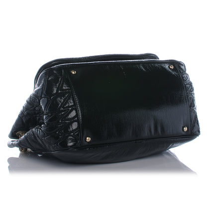 Chanel Vinyl Rodeo Flap Bag Black 4 of 5