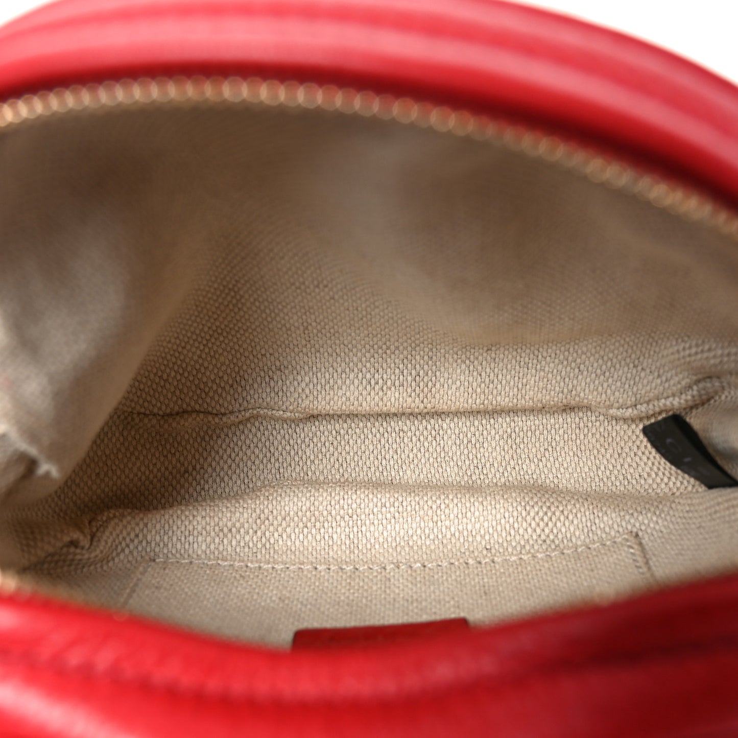 Pebbled Calfskin Mini Soho Chain Bag Tabasco Red