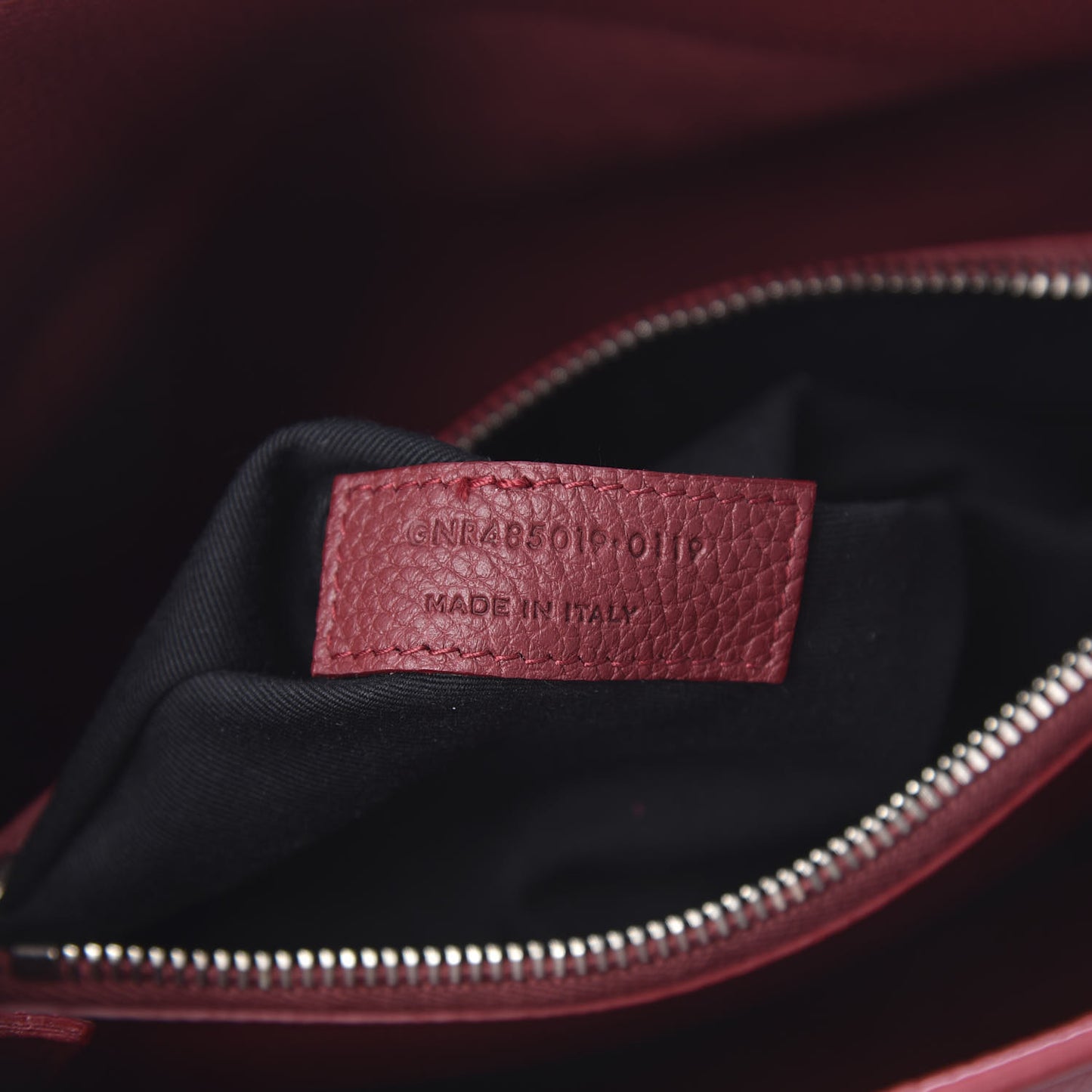 Grained Calfskin Nano Sac De Jour Souple Palissandre