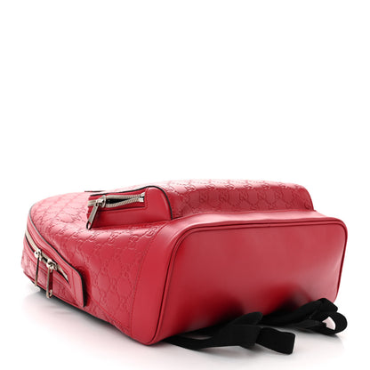 Gucci Guccissima Signature Day Backpack Hibiscus Red 4 of 10