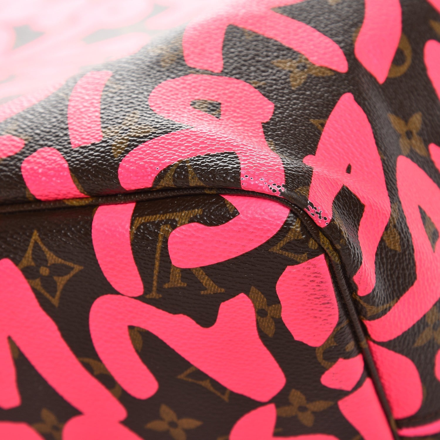 Louis Vuitton Monogram Graffiti Neverfull GM Fuchsia 13 of 13