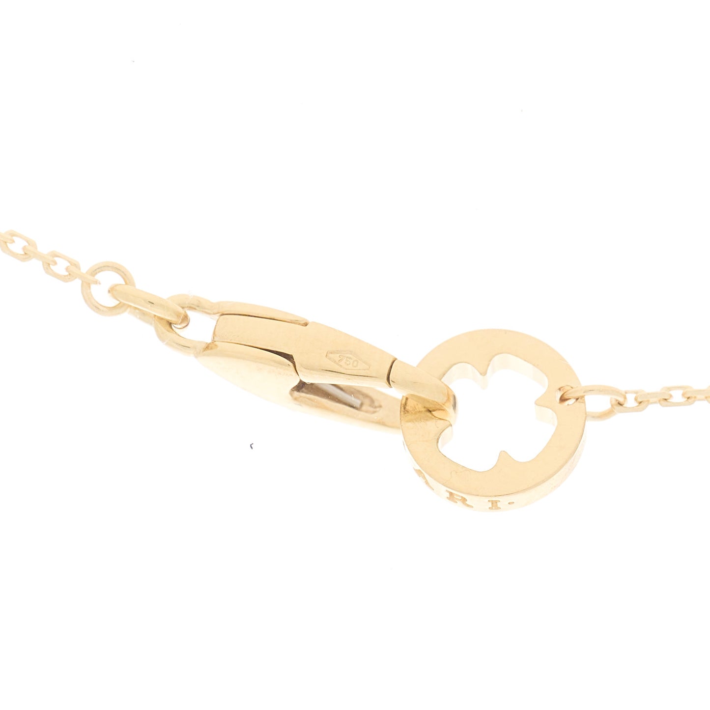 18K Rose Gold Diamond Fiorever Pendant Necklace