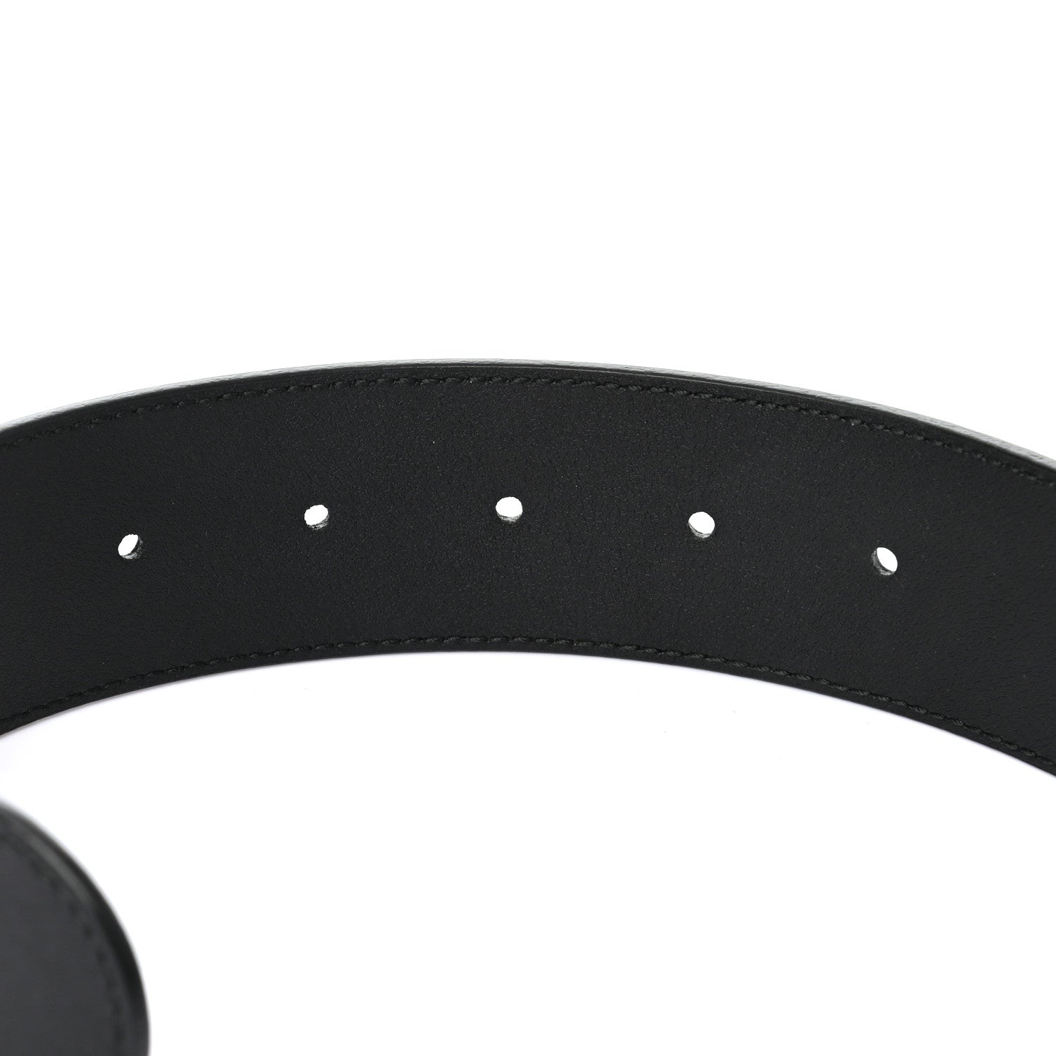 Gucci Calfskin Double G 40mm Belt 75 30 Black 3 of 5
