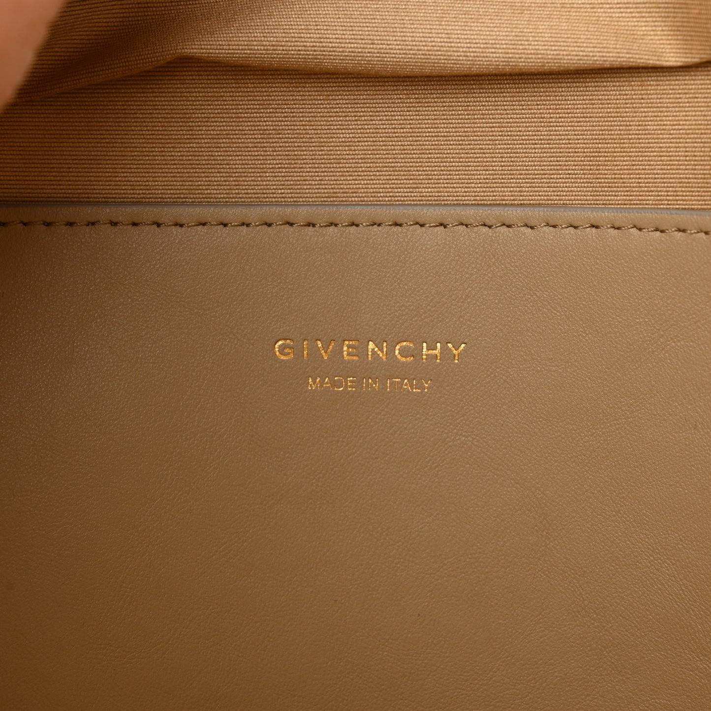 Smooth Calfskin Medium Antigona Lock Duffle Bag Beige