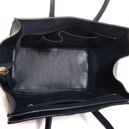 Celine Smooth Calfskin Mini Luggage Navy 5 of 9