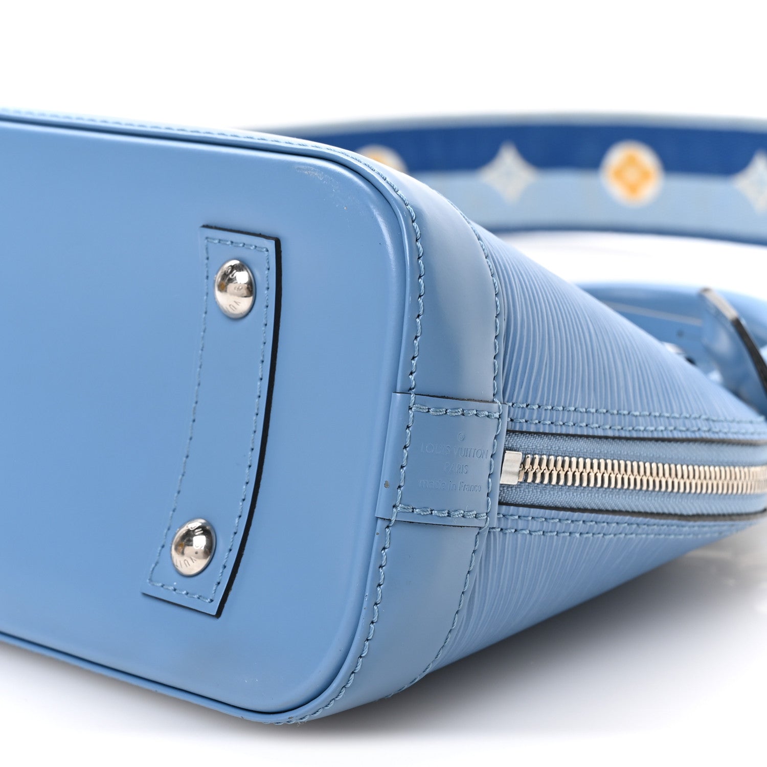 Louis Vuitton Epi Jacquard Alma BB Bleuet 10 of 11