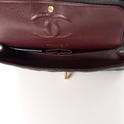 Chanel Caviar Quilted Medium Double Flap Black 7 of 9