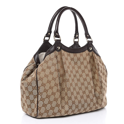 Gucci Monogram Medium Sukey Tote Dark Brown 2 of 13
