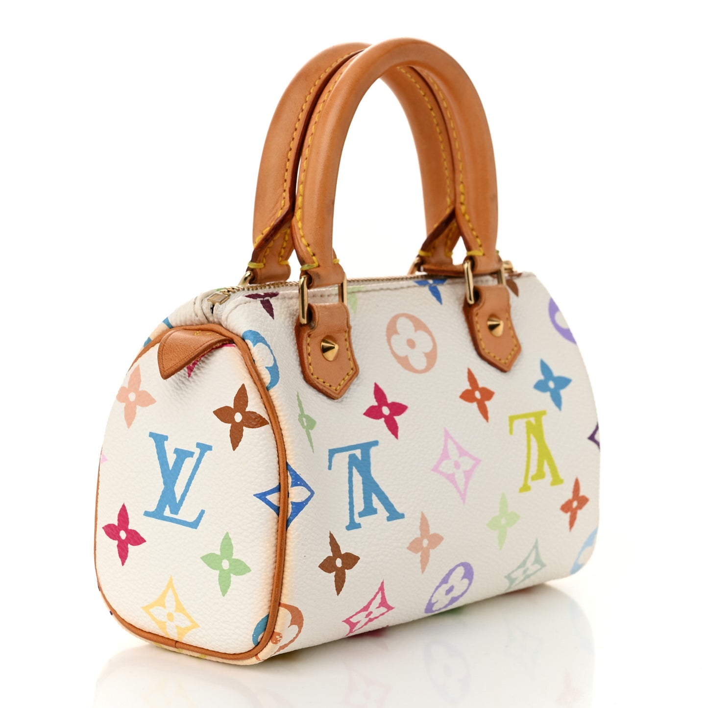 Monogram Multicolor Mini Sac HL Speedy White