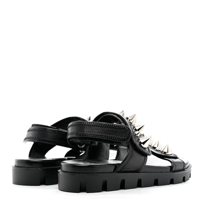 Christian Louboutin Nappa Spikita Cool Platform Sandals 38 Black 3 of 7