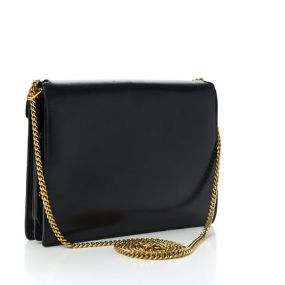 Saint Laurent Smooth Calfskin Monogram Cassandra Clasp Bag Black 3 of 10