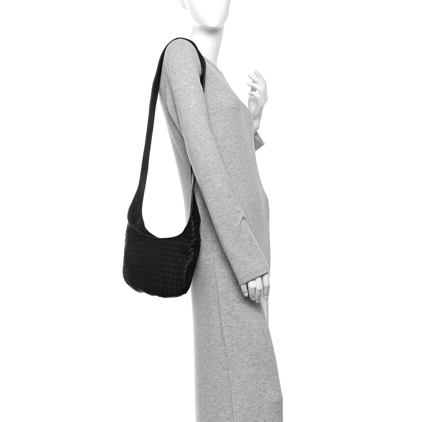 Nappa Intrecciato Small Veneto Crossbody Bag Fondant