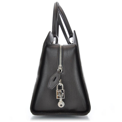 Christian Dior Calfskin Cannage Stitched Large East West Lady Dior Brown 4 of 9