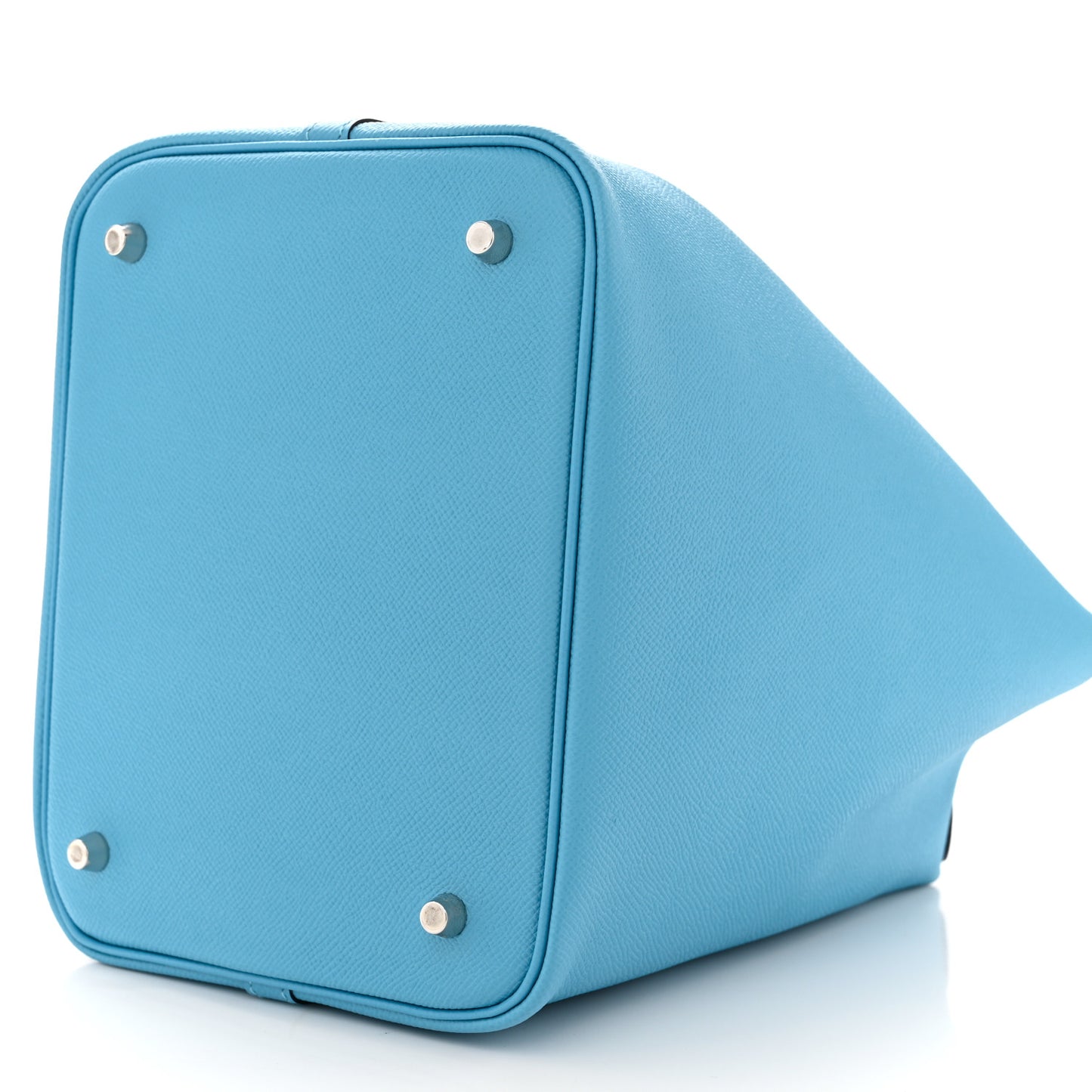 Epsom Tressage De Cuir Picotin Lock 22 MM Bleu du Nord Rouge Coeur Gold