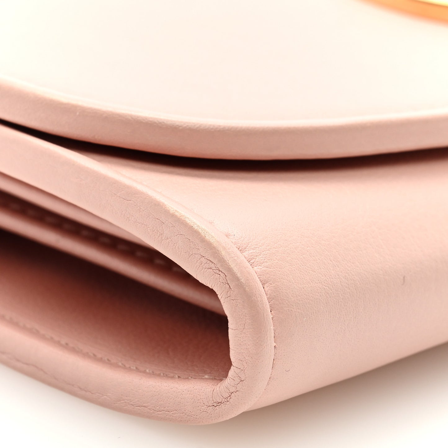 Roxy Calfskin Blondie Continental Chain Wallet Powder Pink