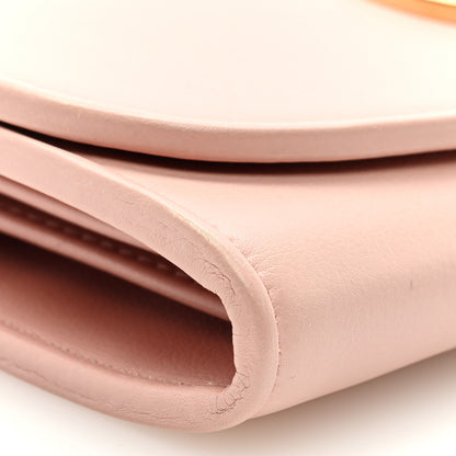 Gucci Roxy Calfskin Blondie Continental Chain Wallet Powder Pink 8 of 9
