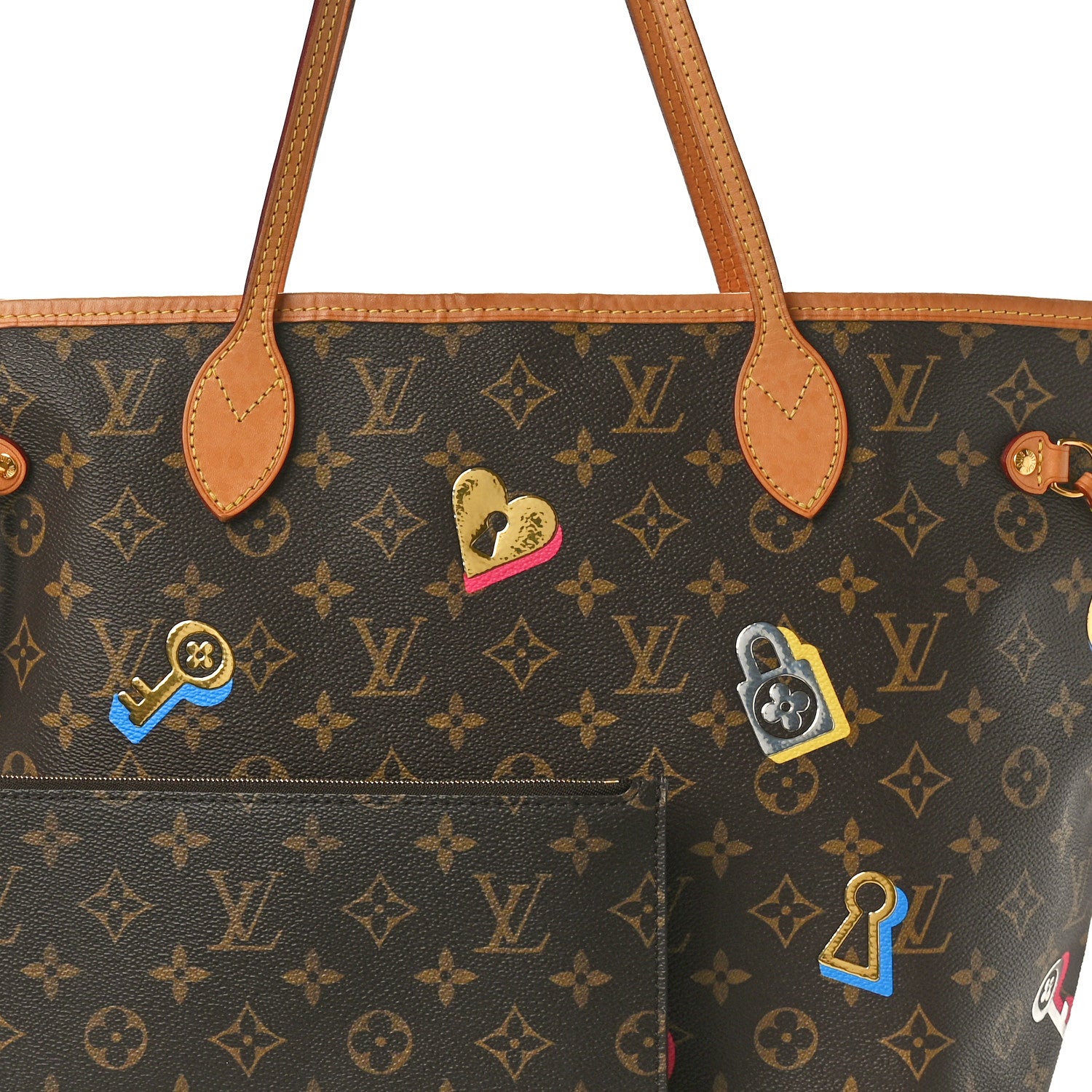 Louis Vuitton Monogram Love Locks Neo Neverfull MM 8 of 9