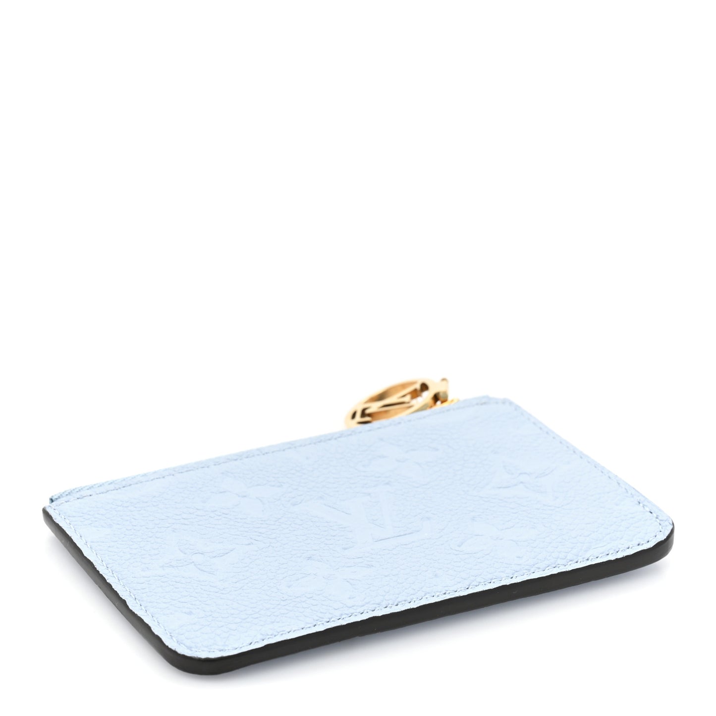 Empreinte Monogram Zipped Romy Card Holder Bleu Nuage