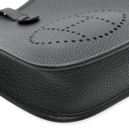 Hermes Taurillon Clemence Evelyne TPM Black 8 of 10