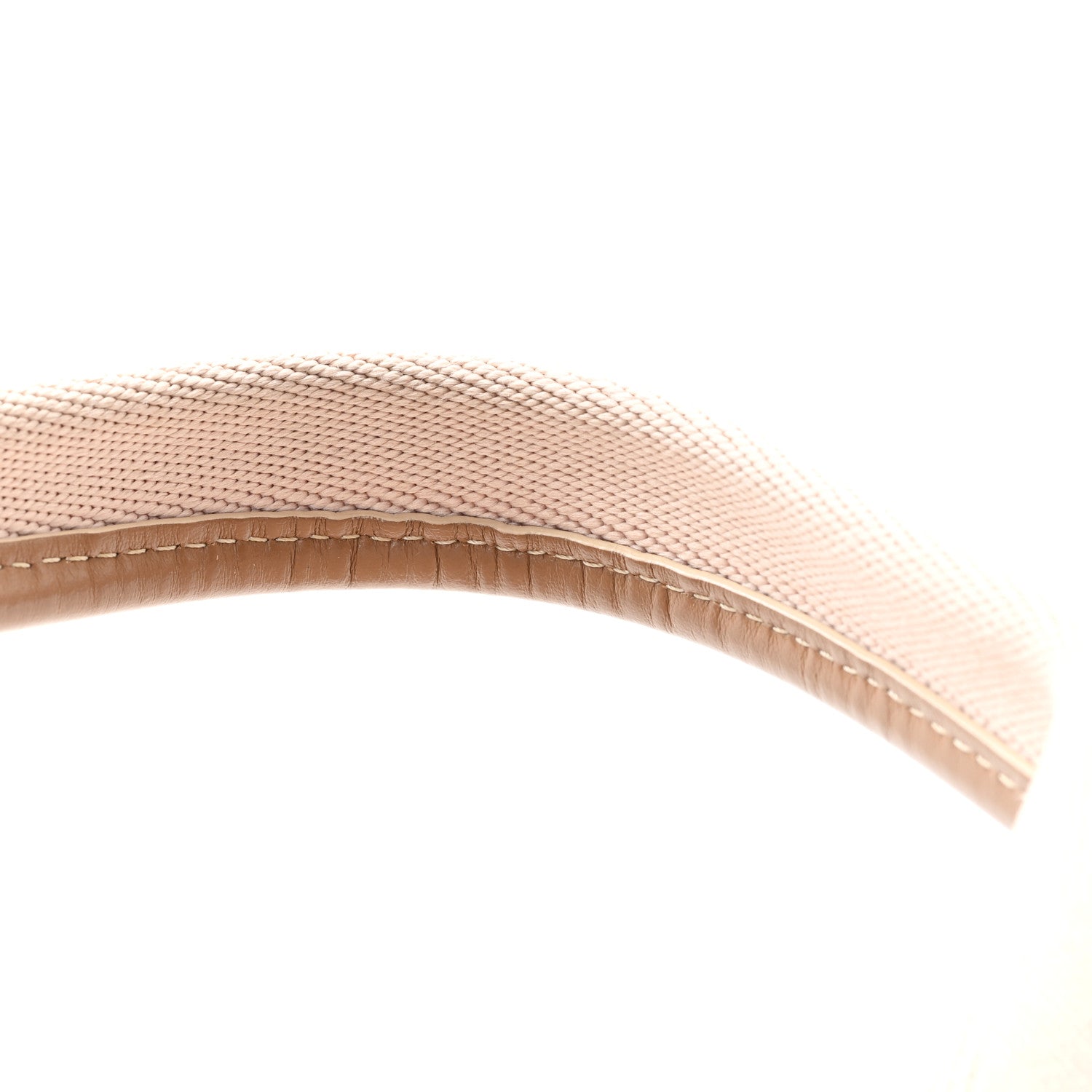 Chloe Linen Calfskin Medium Woody Ribbon Tote Blushy Beige 9 of 12