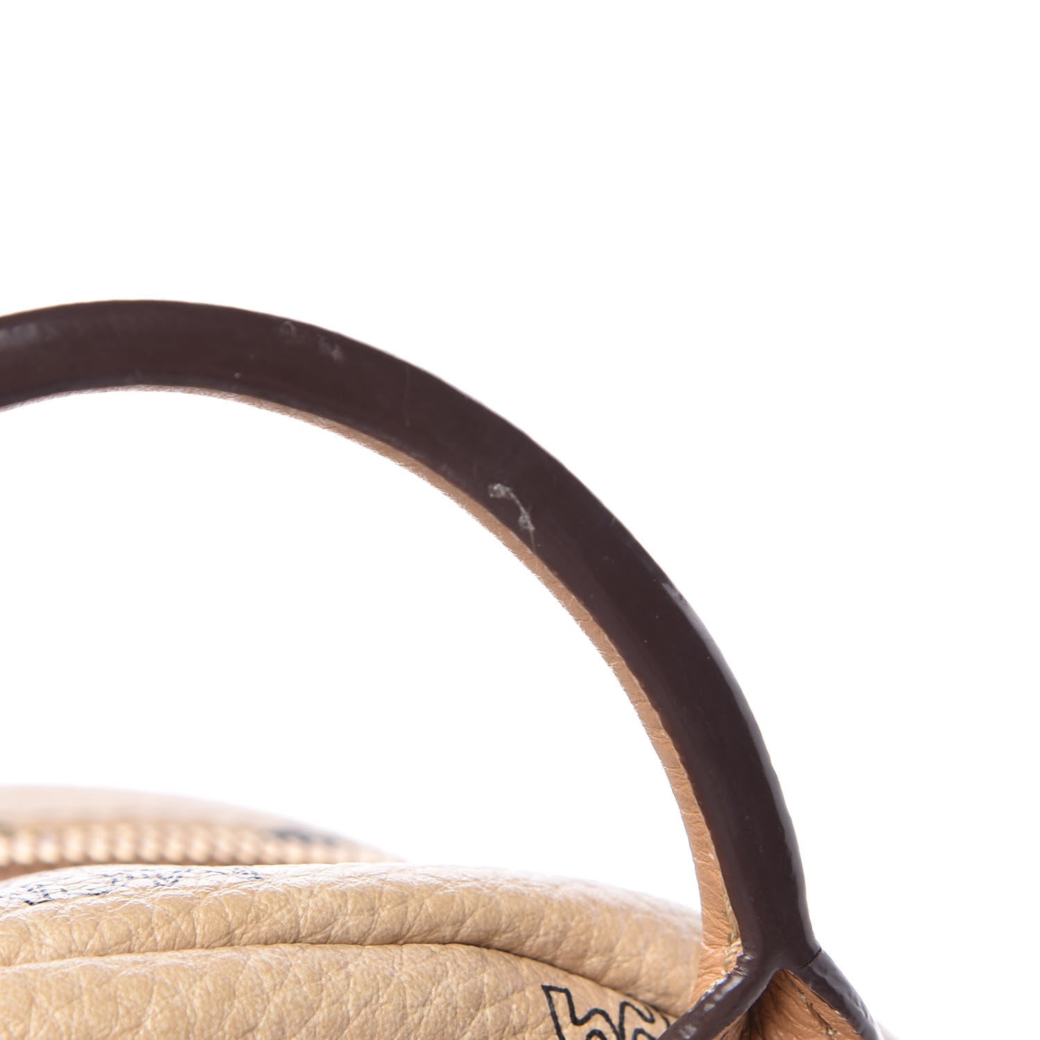 MCM Visetos Side Stud Mini Stark Backpack Beige 9 of 12
