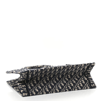 Christian Dior Oblique Medium Book Tote Blue Multicolor 3 of 8