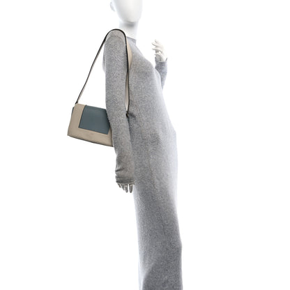 Celine Shiny Smooth Calfskin Medium Frame Shoulder Bag Grege Storm 2 of 11