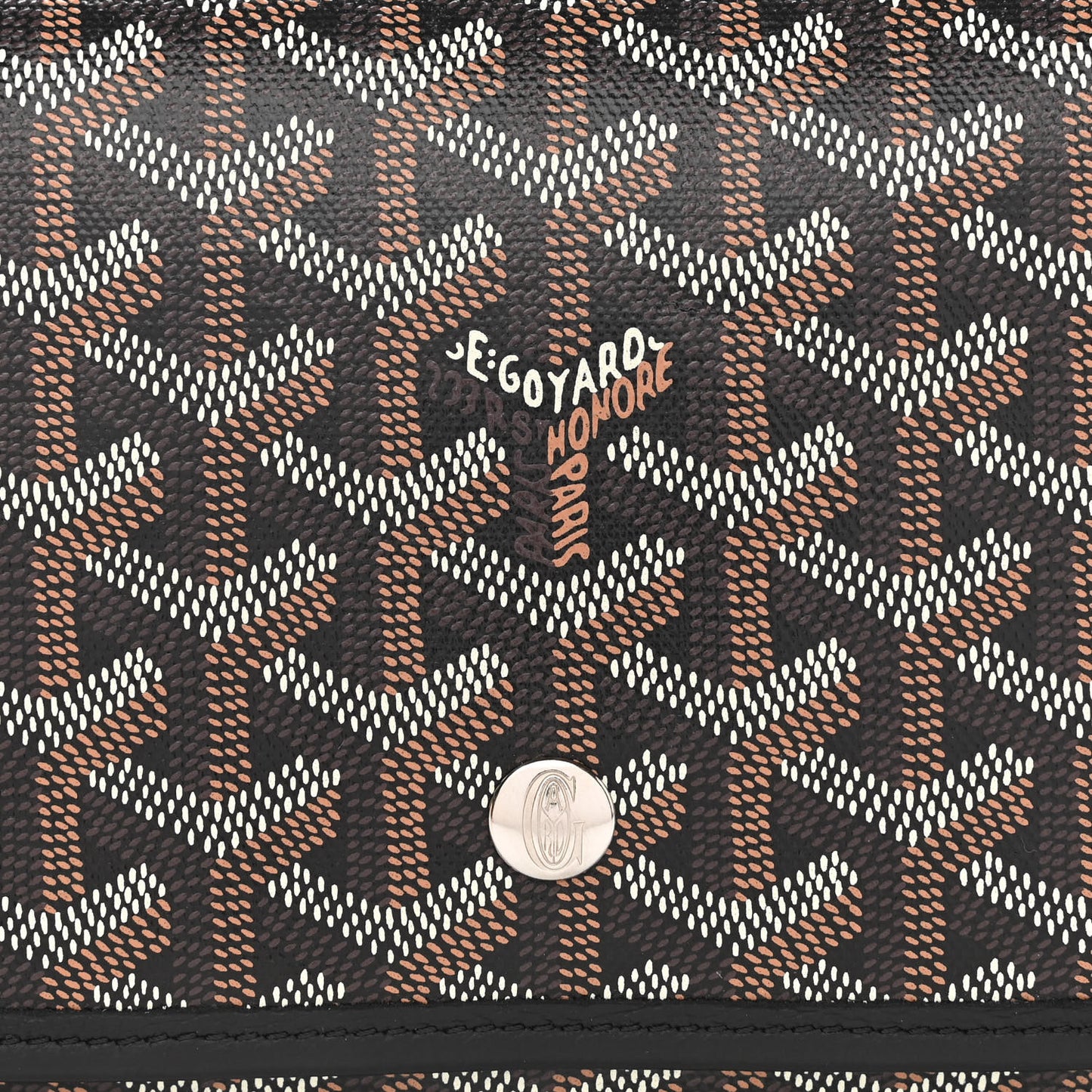 Goyardine Plumet Wallet Clutch Black