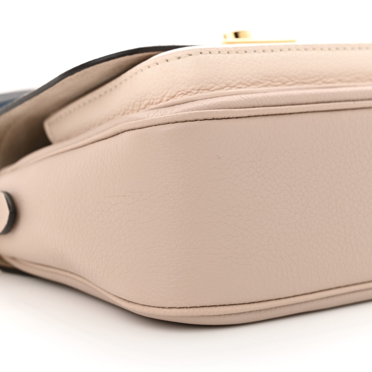 Louis Vuitton Grained Calfskin Lockme Tender Greige 9 of 9