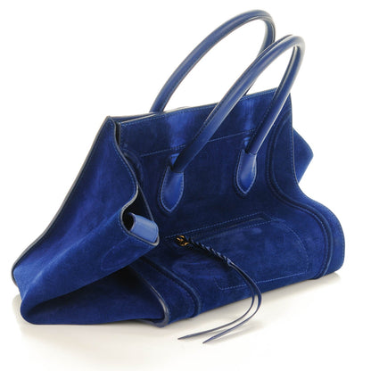 Celine Suede Medium Phantom Luggage Royal Blue 15 of 15