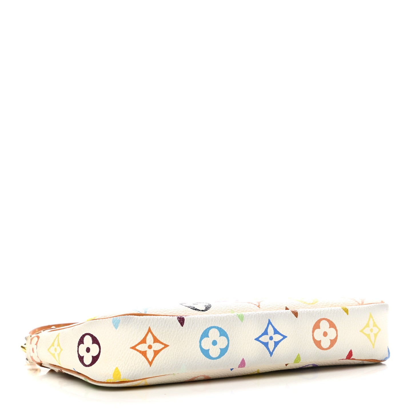 Monogram Multicolor Pochette Accessories White