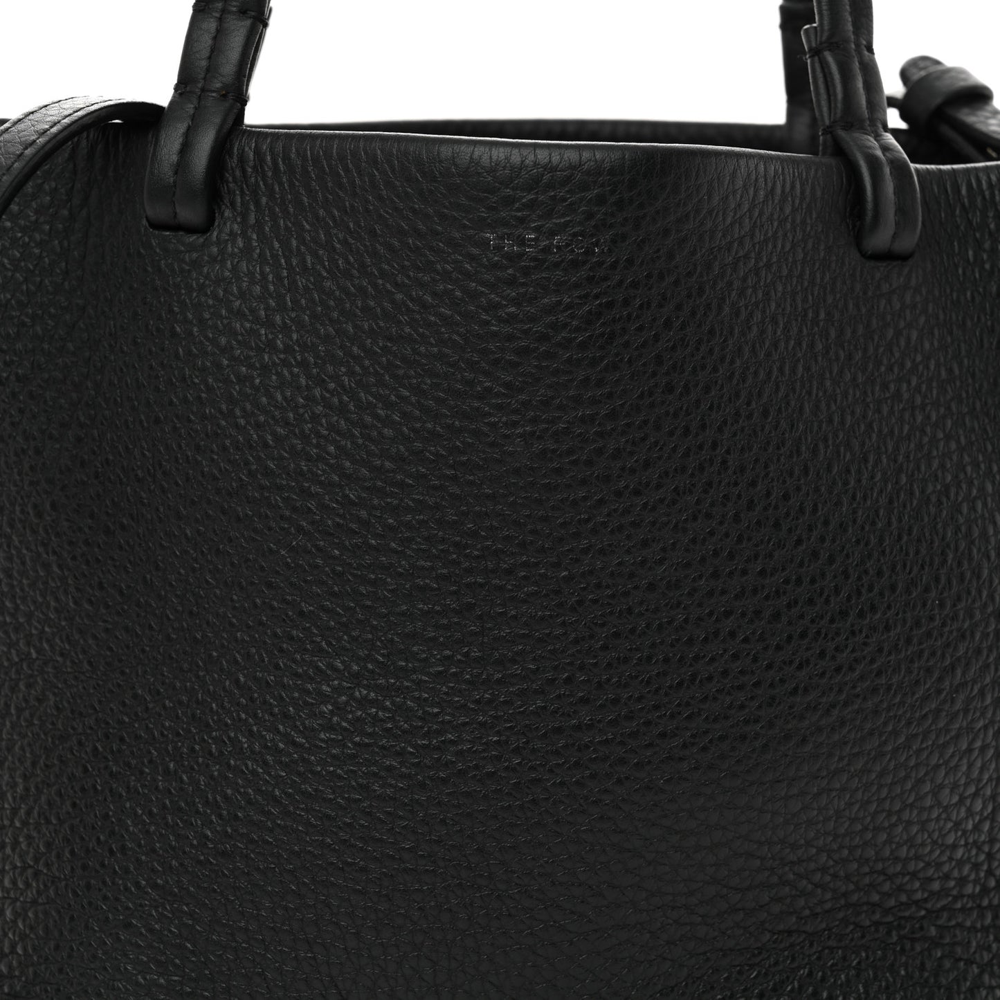 Grained Calfskin Small Park Tote Black