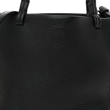 The Row Grained Calfskin Small Park Tote Black 8 of 13