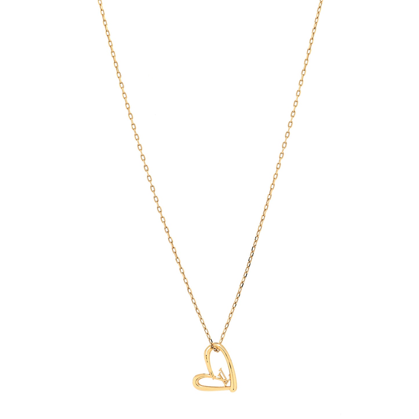 Metal Fall In Love Necklace
