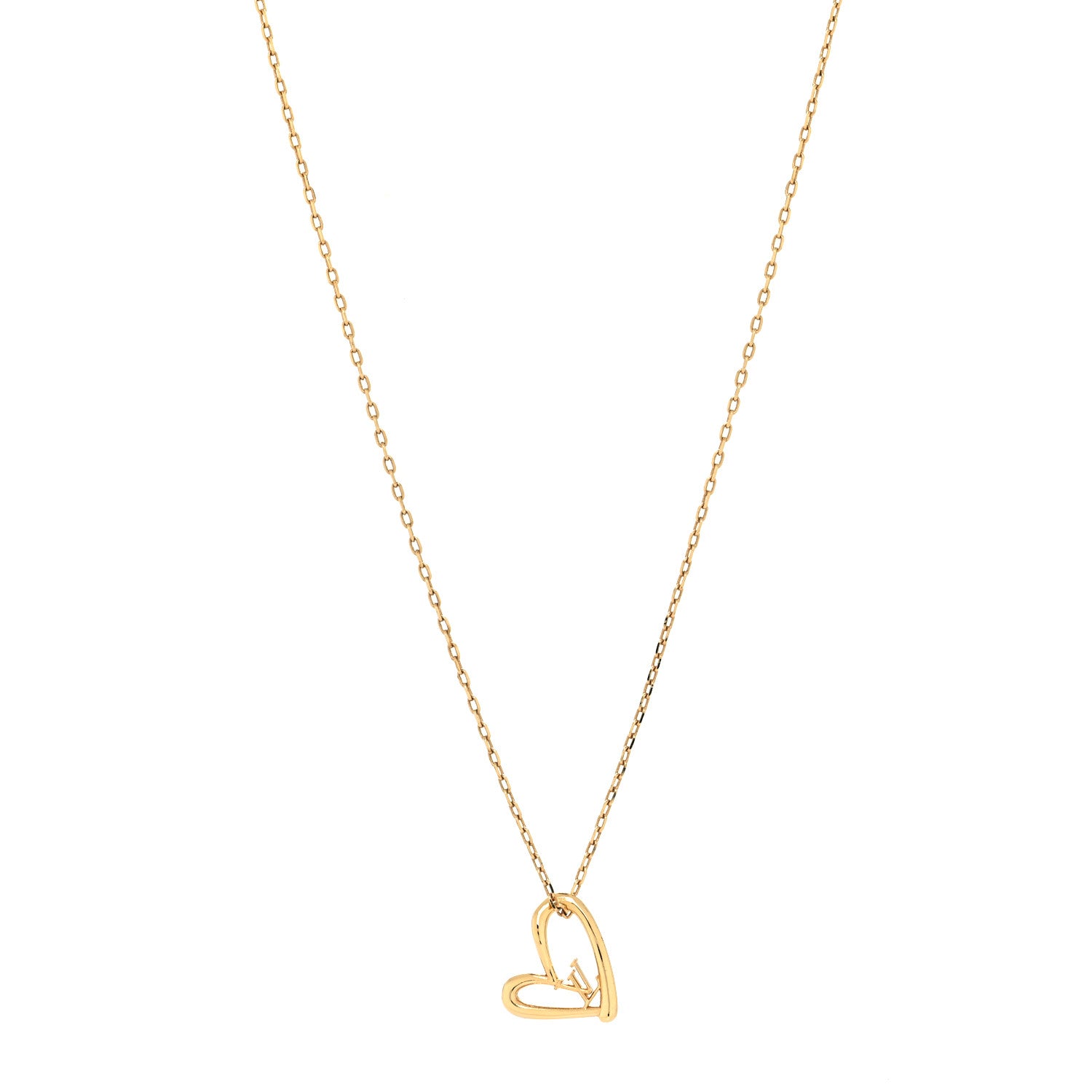 Louis Vuitton Metal Fall In Love Necklace 2 of 6