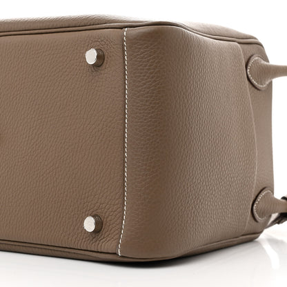 Hermes Taurillon Clemence Lindy 30 Etoupe 10 of 11