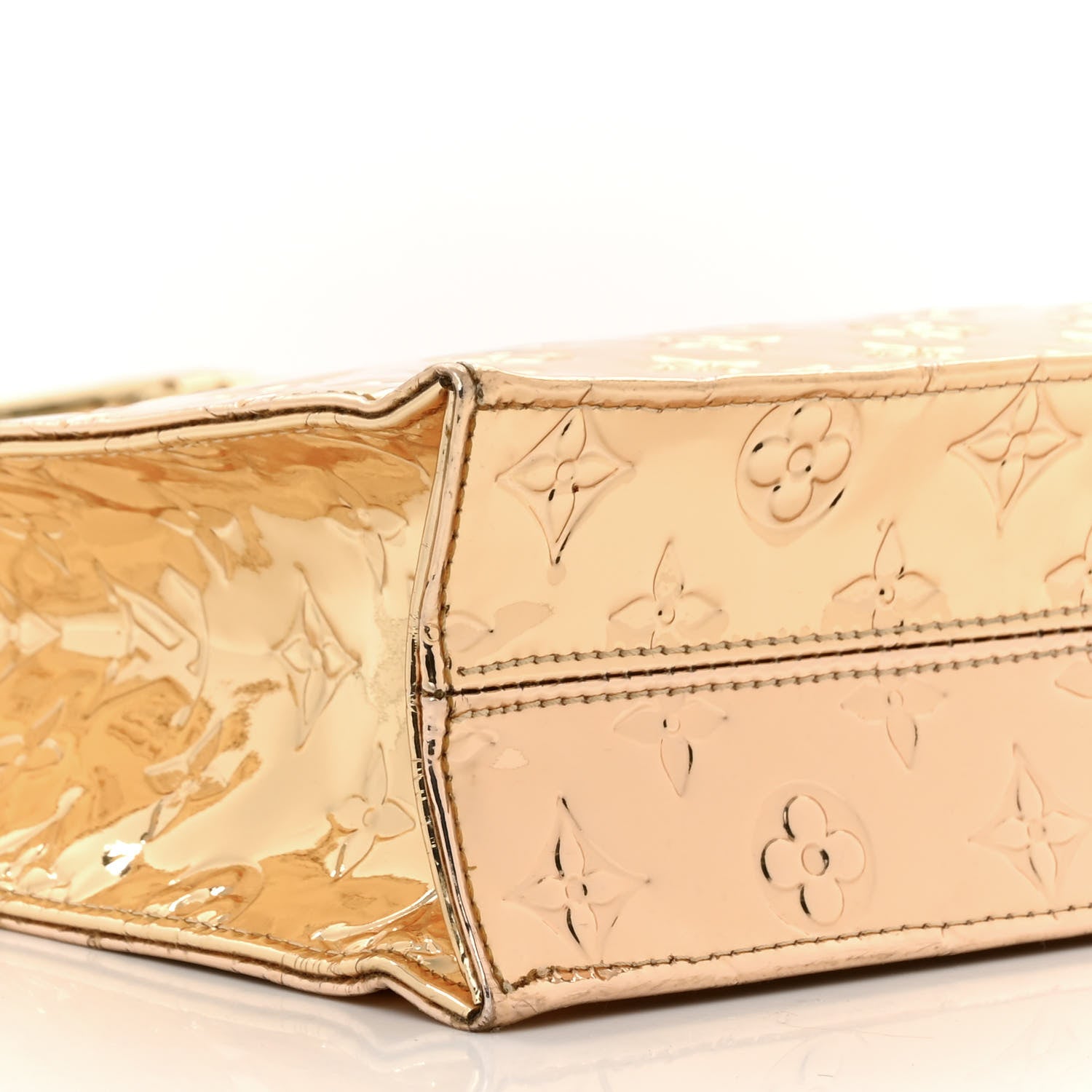 Louis Vuitton Monogram Miroir Sac Plat Gold 9 of 17