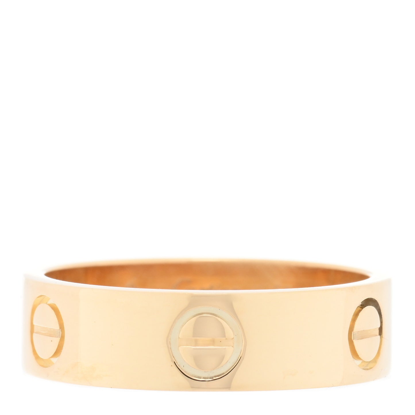 18K Yellow Gold 5.5mm LOVE Ring 56 7.5