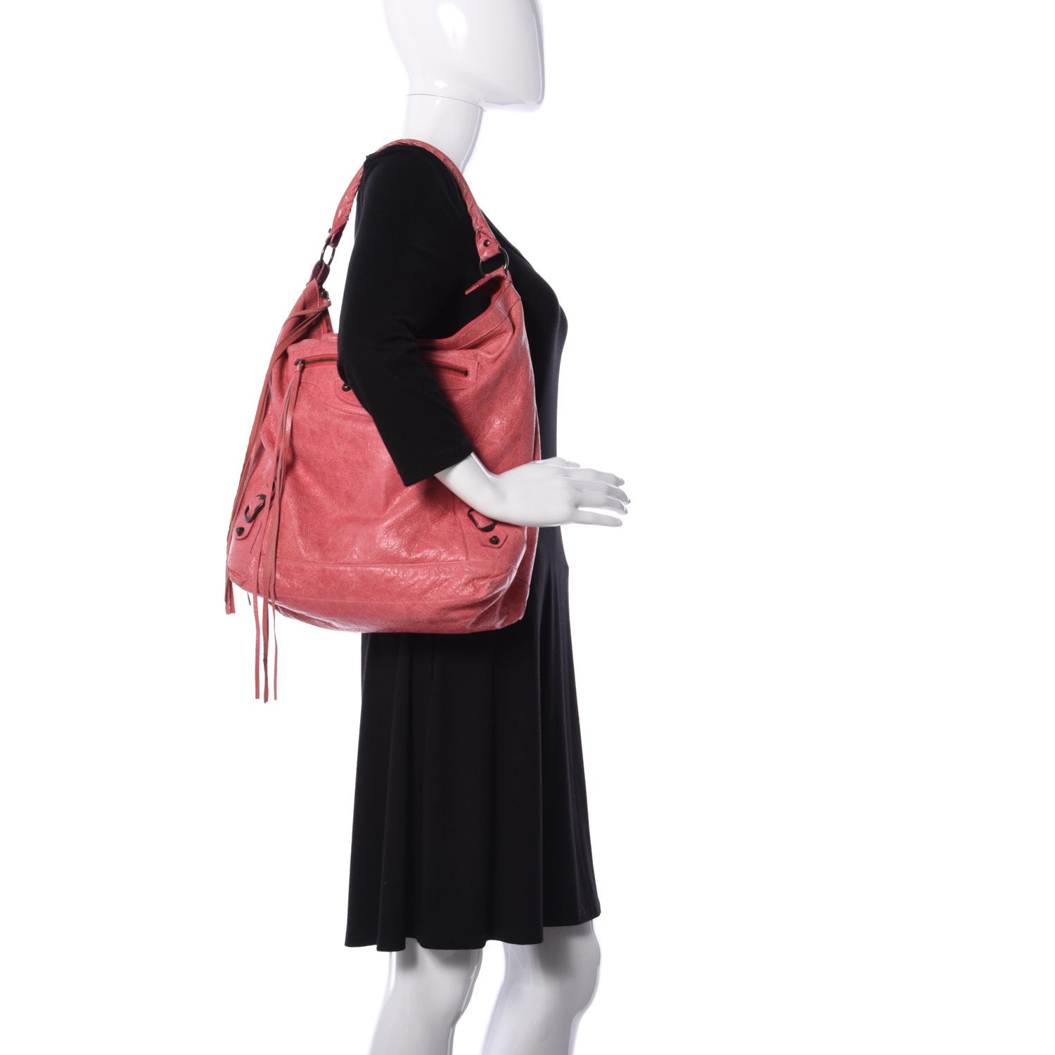 Balenciaga Agneau Classic Hardware Day Hobo Grenadine 2 of 9