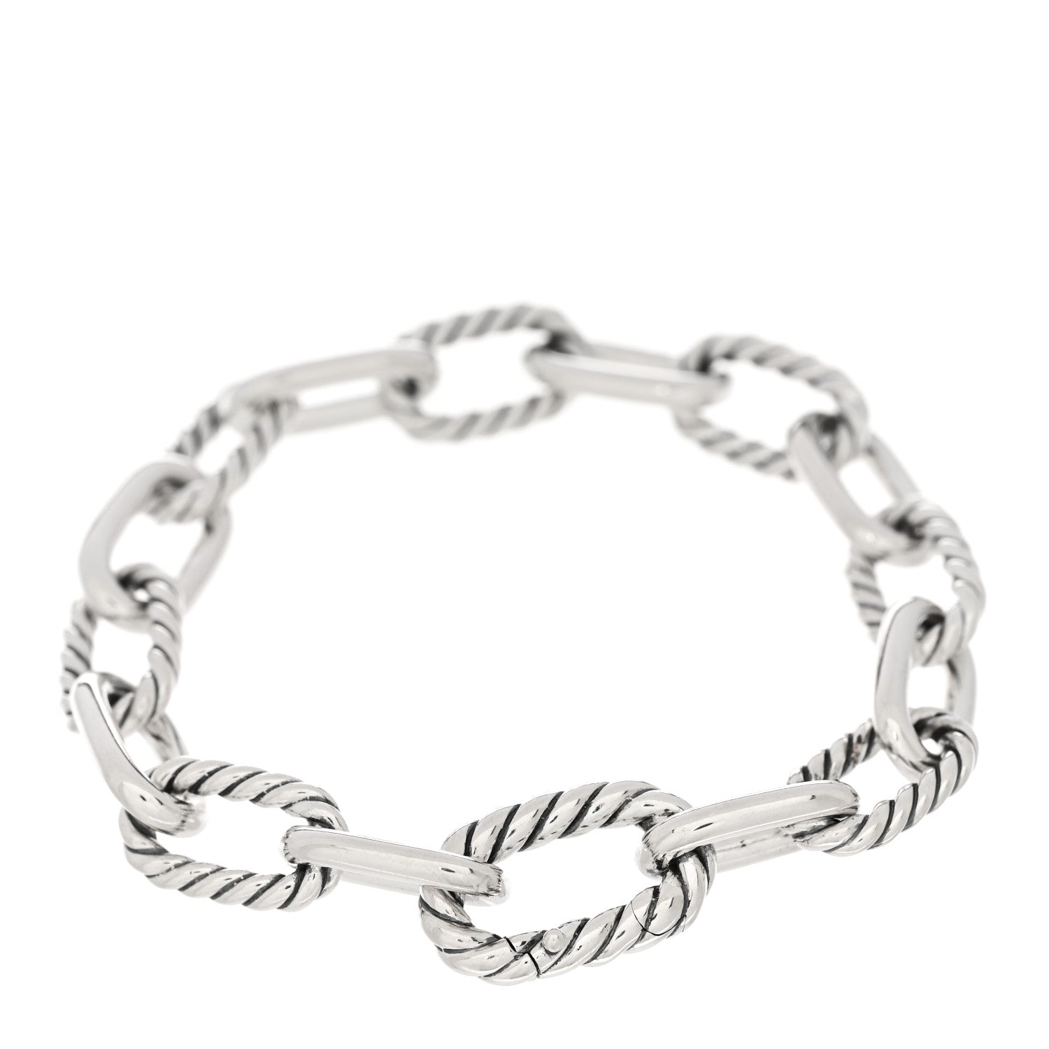 David Yurman Sterling Silver 8.5mm Madison Chain Bracelet 2 of 3