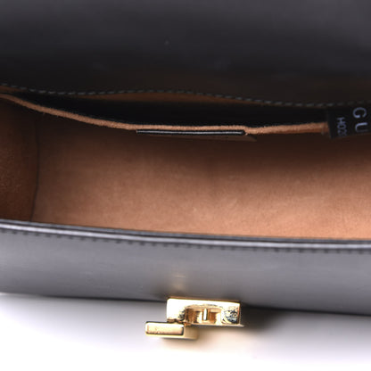 Gucci Calfskin Mini Sylvie Chain Shoulder Bag Black 4 of 9