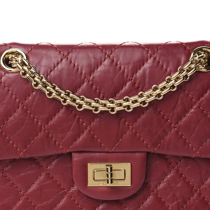 Chanel Aged Calfskin Quilted 2.55 Reissue Mini Flap Red 10 of 11