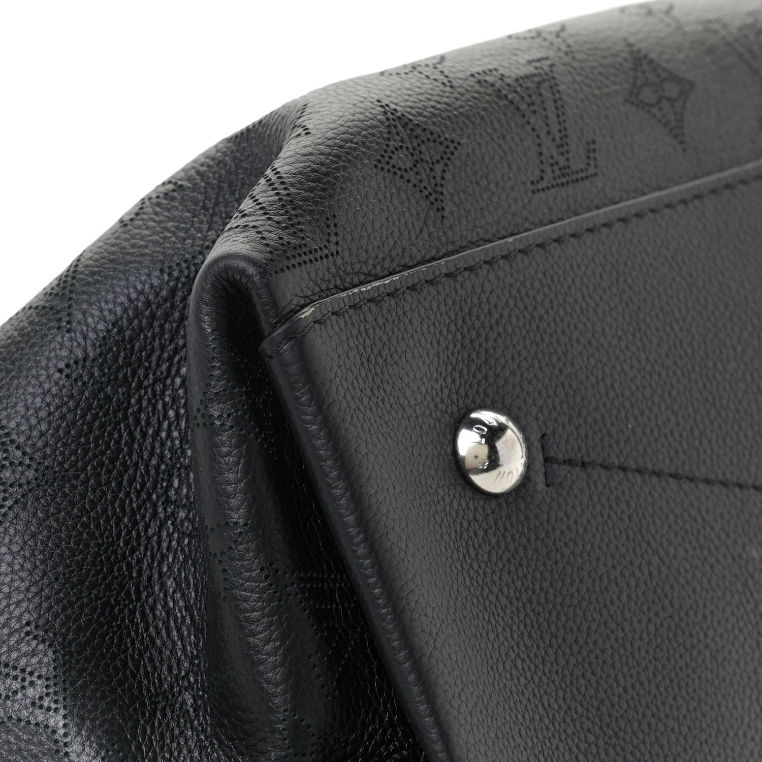 Louis Vuitton Mahina Carmel Hobo Black 6 of 9