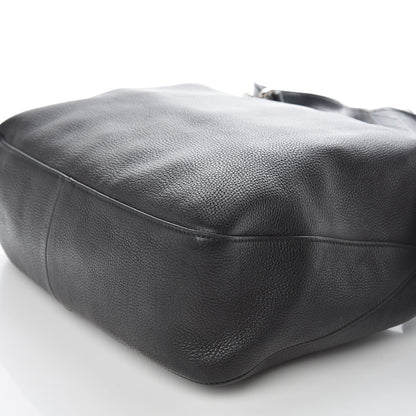 Gucci Calfskin Large Icon Bit Hobo Black 6 of 12