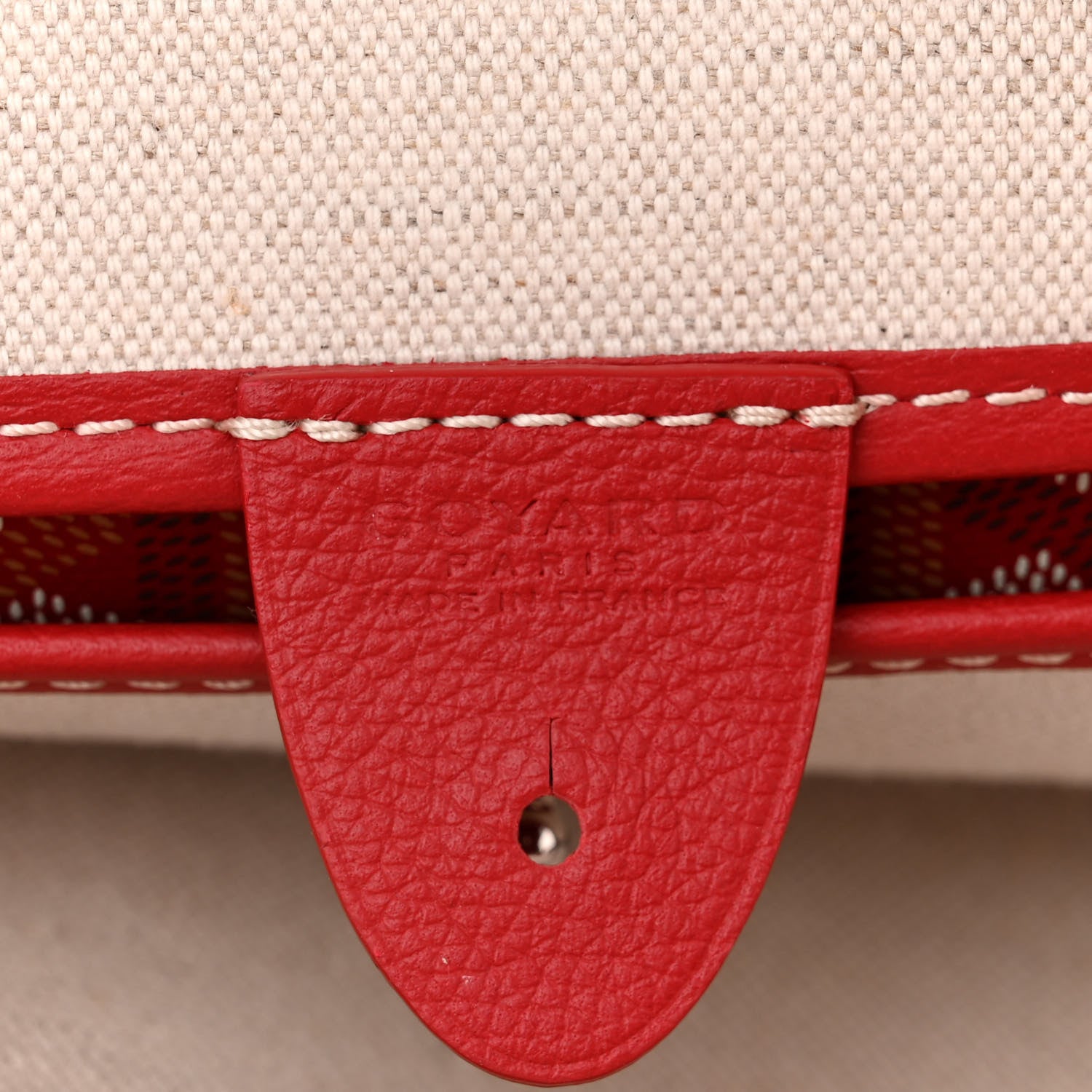 Goyard Goyardine Artois MM Red 6 of 10
