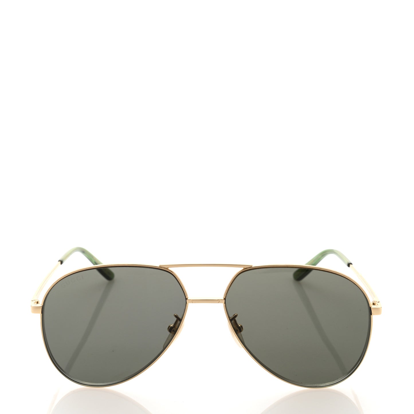 Metal Aviator Sunglasses GG0356S Green